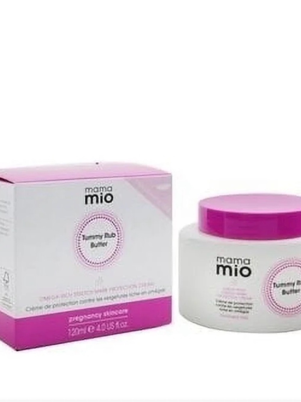 Mama Mio Tummy Rub Butter, Omega-Rich Mark Protection Cream(120ml/4fl)‎